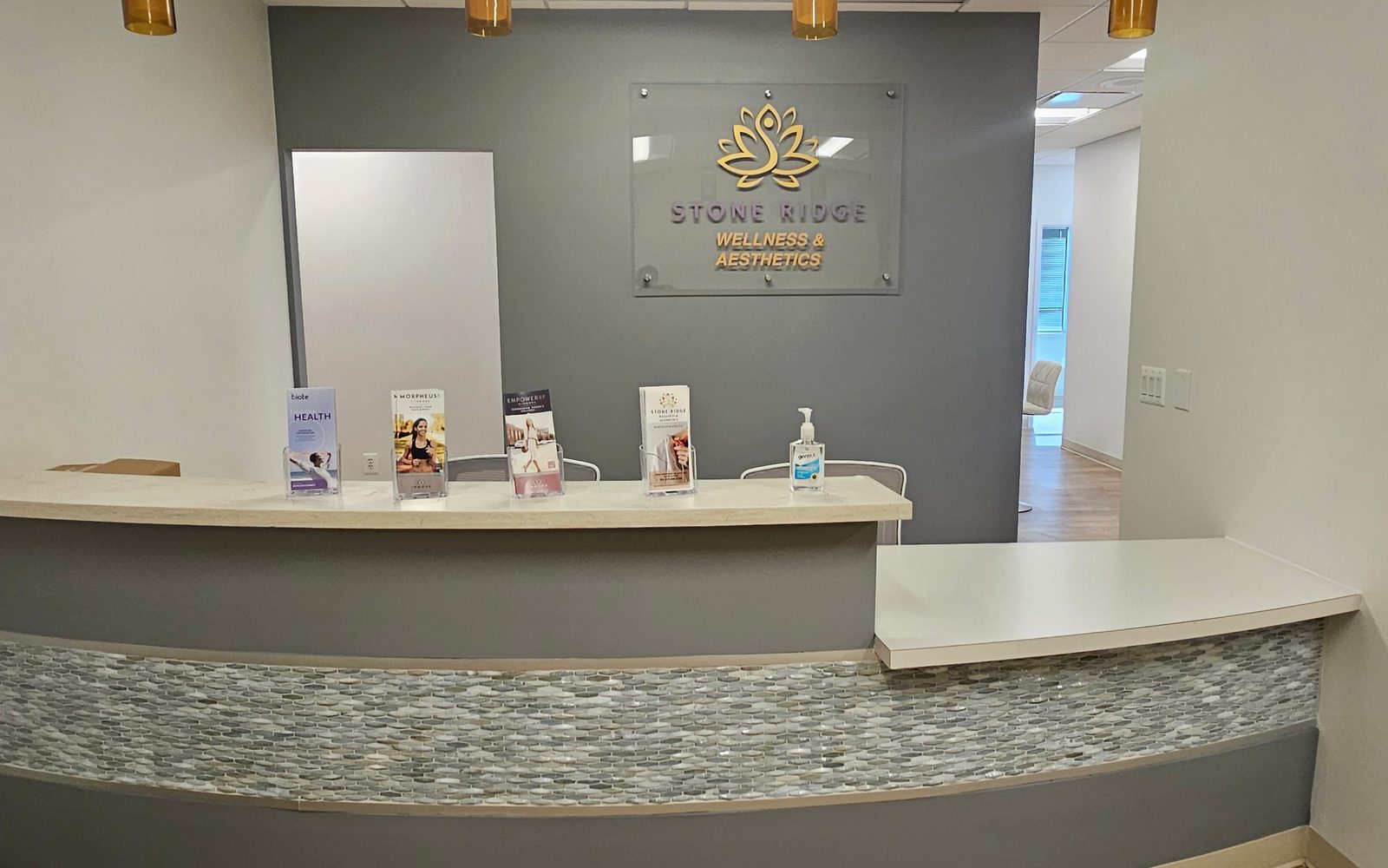 The Stone Ridge Wellness & Aesthetics reception area