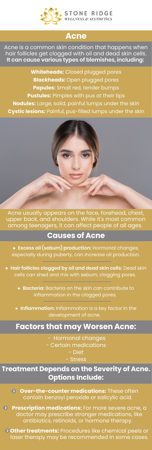 Our acne specialists at Stone Ridge Wellness & Aesthetics provide incredible acne treatments for every skin type! Achieve your acne-free goals at Stone Ridge Wellness & Aesthetics with Dr. Ria Shirsolkar, MD, MS and Emma Davis, FNP. Their team will help you achieve a more youthful and brighter look. To book your slot, contact us today or schedule an appointment online. We are conveniently located at 24560 Southpoint Dr, Suite 220, Aldie, VA 20105. Our acne specialists at Stone Ridge Wellness & Aesthetics provide incredible acne treatments for every skin type! Achieve your acne-free goals at Stone Ridge Wellness & Aesthetics with Dr. Ria Shirsolkar, MD, MS and Emma Davis, FNP. Their team will help you achieve a more youthful and brighter look. To book your slot, contact us today or schedule an appointment online. We are conveniently located at 24560 Southpoint Dr, Suite 220, Aldie, VA 20105.